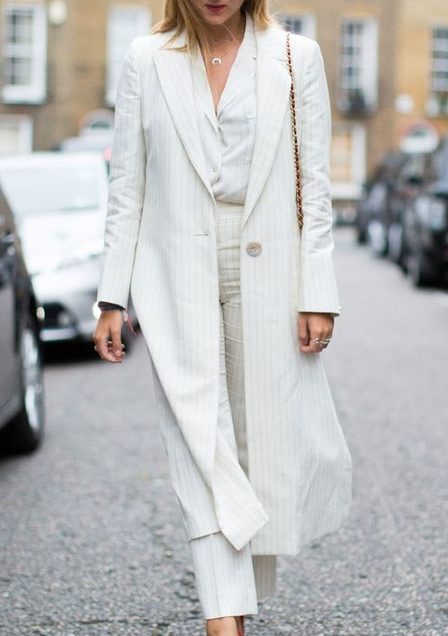 Total look blanc - street view