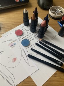 visuel des produits composant le look pop année 80