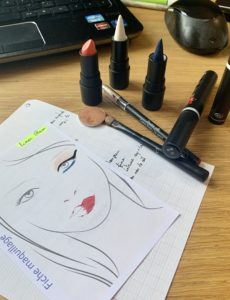 Visuel des produits composant le look glam