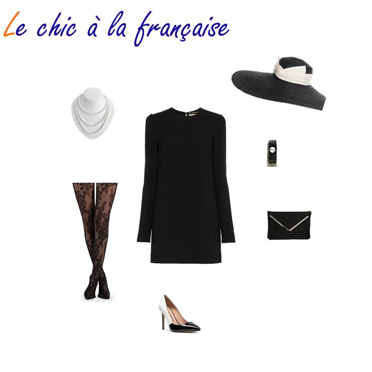 Petite robe noire version chic à la française