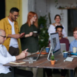 Photo d'un groupe de travail